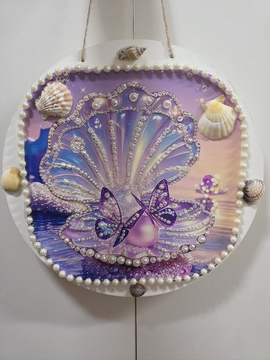 Hand Crafted Other - Decorative Pearl Shell Wall Art